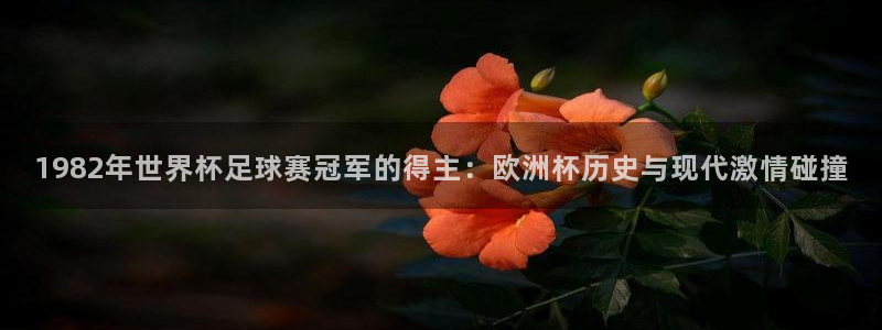 意昂平台官网：1982年世界杯足球赛冠军的得主：欧洲杯历史与