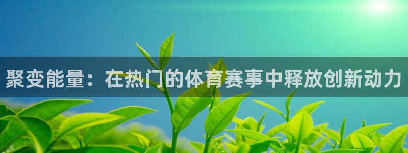意昂体育app官方网站入口下载：聚变能量：在热门的体育赛事中