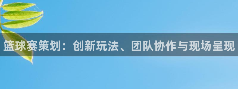  意昂体育app官方网站入口下载：篮球赛策划：创新玩法、团队协